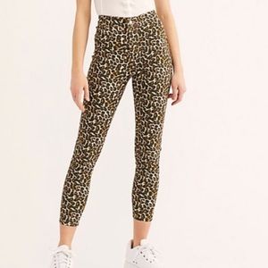 Free people cheetah print pants - size 26